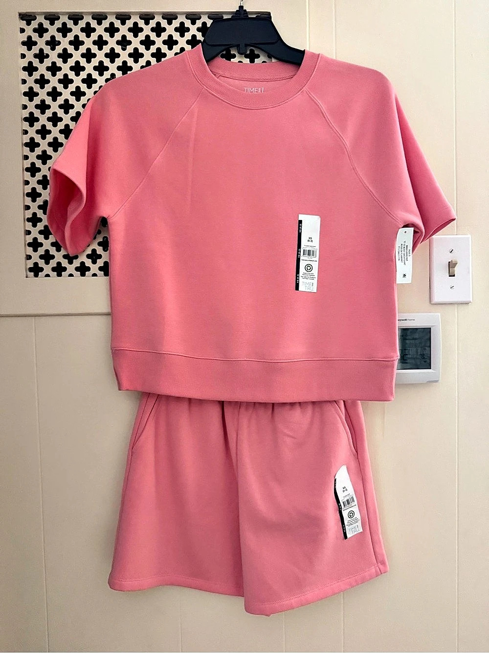 Time and Tru Fleece Set Women’s Size XS Pink NWT